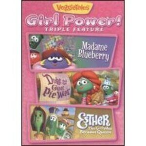 VeggieTales Girl Power Triple Feature DVD Madame Blueberry Duke & Great Pie War
